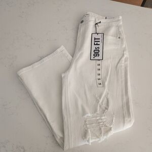 Almost Famous White Flare Jeans